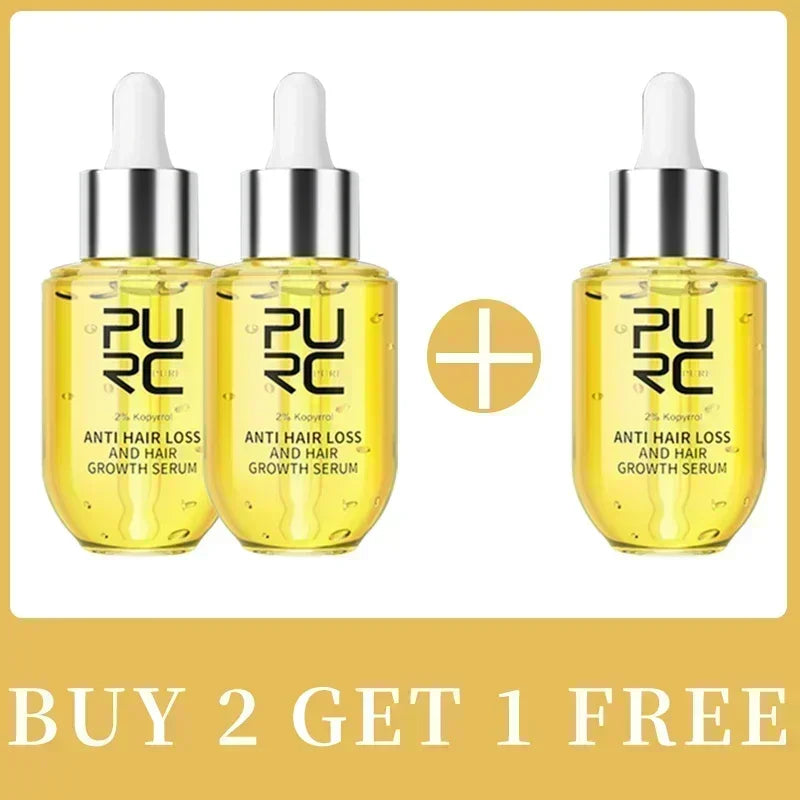 Fast Hair Growth for Men Women Ginger Oil Care Anti Hair Loss Scalp Treatment Serum Beauty Health Products