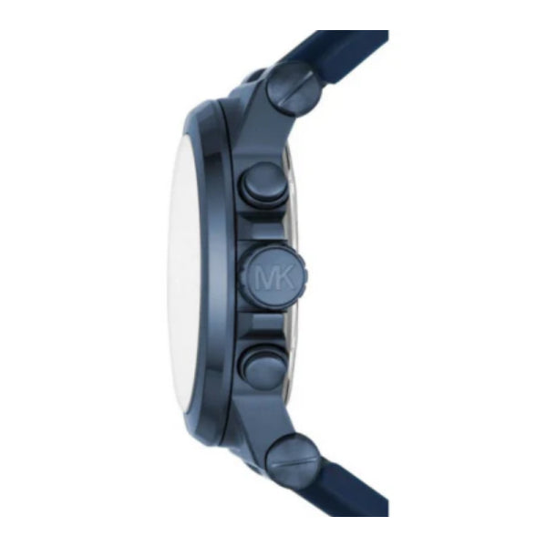 Michael Kors Men’s Chronograph Quartz Blue Silicone Strap Grey Dial 48mm Watch MK8493 - Free worldwide shipping