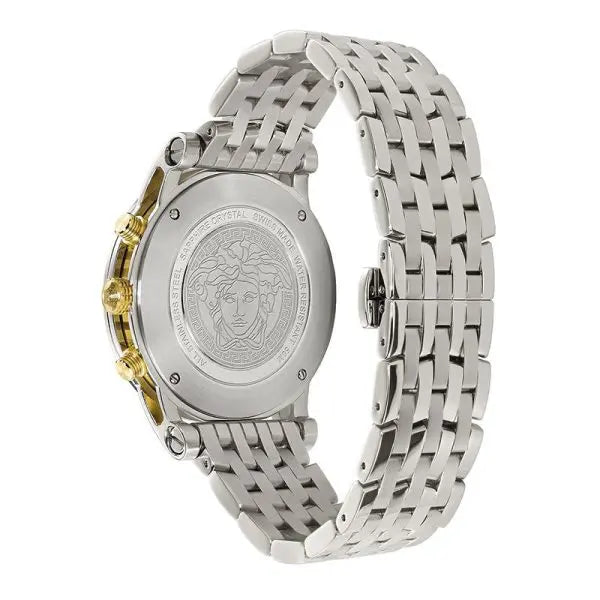 Versace Men’s Quartz Swiss Made Stainless Steel Blue Dial 40mm Watch VELT00219 - free worldwide shipping