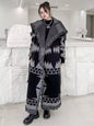 Knitted cardigon Long Coat
