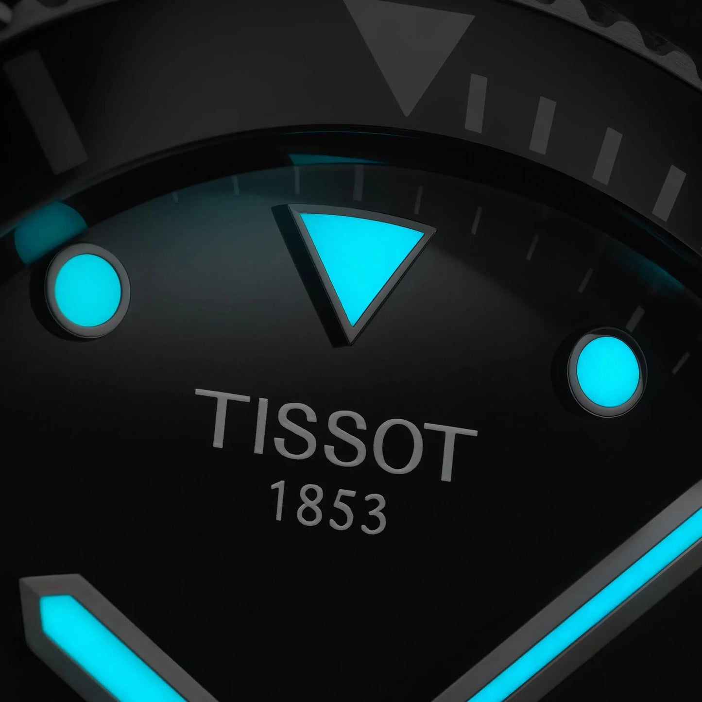 TISSOT Men’s Swiss Made Quartz Black Silicone Strap Black- Free worldwide shipping