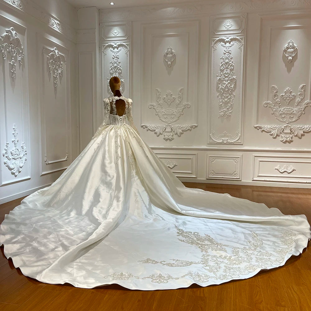 Vintage V-neck Empire Bridal Wedding Dresses for Girls - Shipping free worldwide