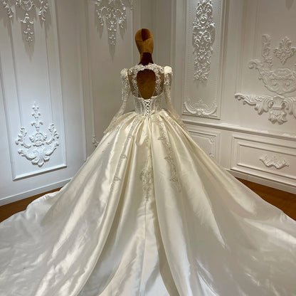 Vintage V-neck Empire Bridal Wedding Dresses for Girls - Shipping free worldwide