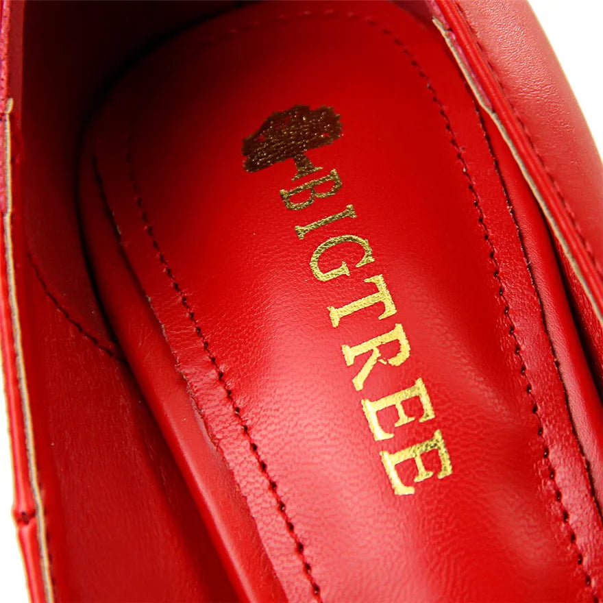 Sweet Woman Pumps Soft Leather Pointy Toe - Shipping free worldwide