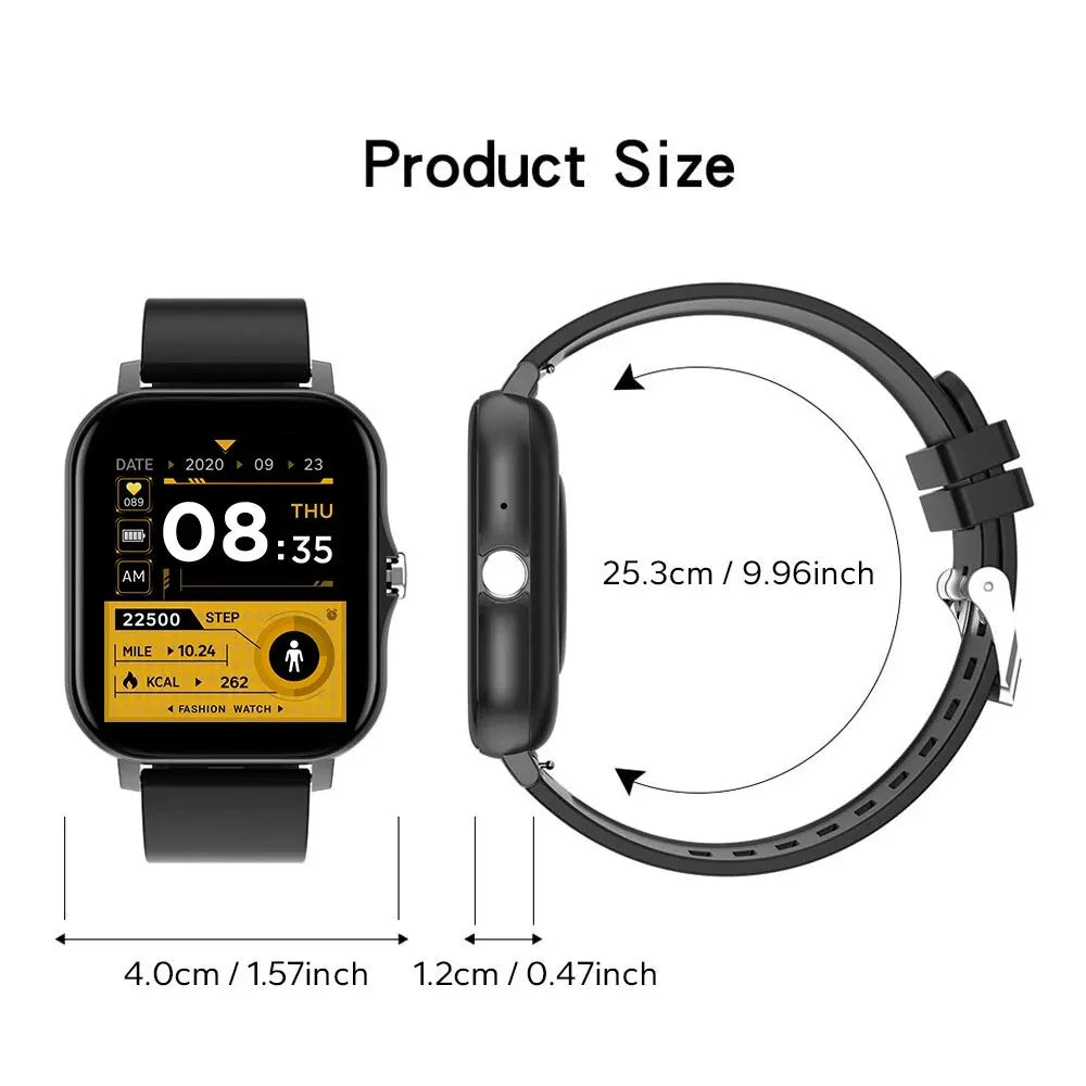 Smart Watch Android Phone 1.44'' Inch Color Screen Bluetooth Call Blood Oxygen/Pressure Monitoring Smart Watch Women Men- free worldwide shipping
