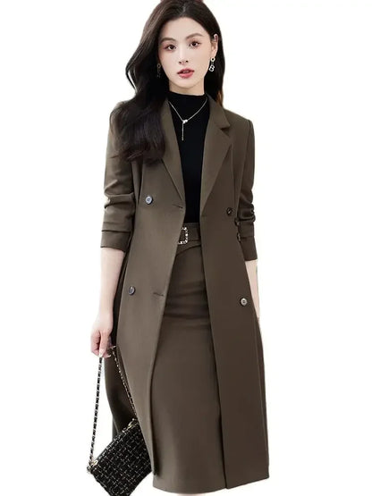 Women's Skirt and Apricot coat - Separate - Free worldwide shipping