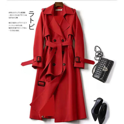 Women's Mid-Length Trench Coat - Free worldwide shipping