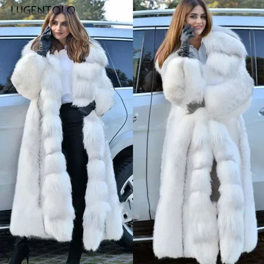 Women Faux Fur Coat Winter Fashion - Free worldwide shipping