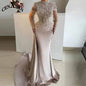 Evening Dresses 2026 Woman with Beading Trumpet Pleat Sweep Train Vestido De Formatura Customized-free shipping worldwide