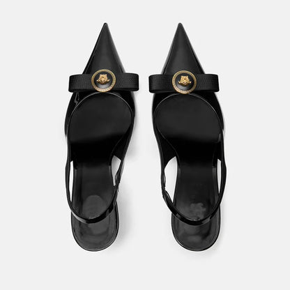 High Heels Women's Thin Heels Pointed French Temperament Bow Light Mouth - Free worldwide Shipping