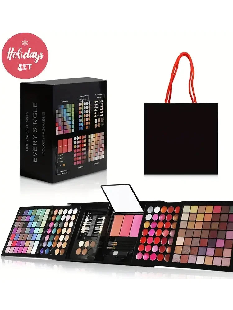 177 Color Makeup Set Including Eyeshadow Palette Blush lip Gloss Concealer,-All-in-one Women's Makeup et,Complete Set with Mirror-free worldwide shipping