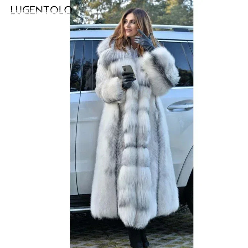 Women Faux Fur Coat Winter Fashion - Free worldwide shipping