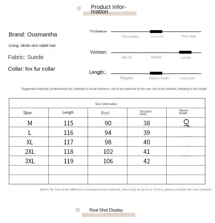 Special clearance sale: Haining fur coat, genuine fur one-piece jacket, women's mid-length, knee-length fox fur collar, rabbit fur inner