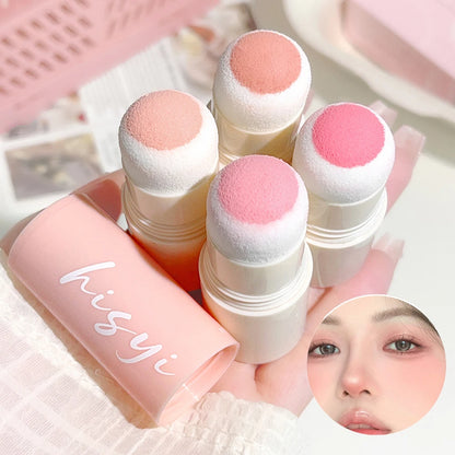 HISYI Yunrou Soft Fog Blush Stick - Energetic and Bouncy, Korean Style, Brightening, Dual-Use for Lips and Cheeks- shipping free worldwide