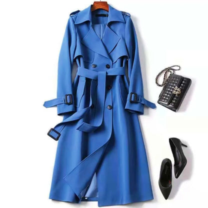 Women's Mid-Length Trench Coat - Free worldwide shipping
