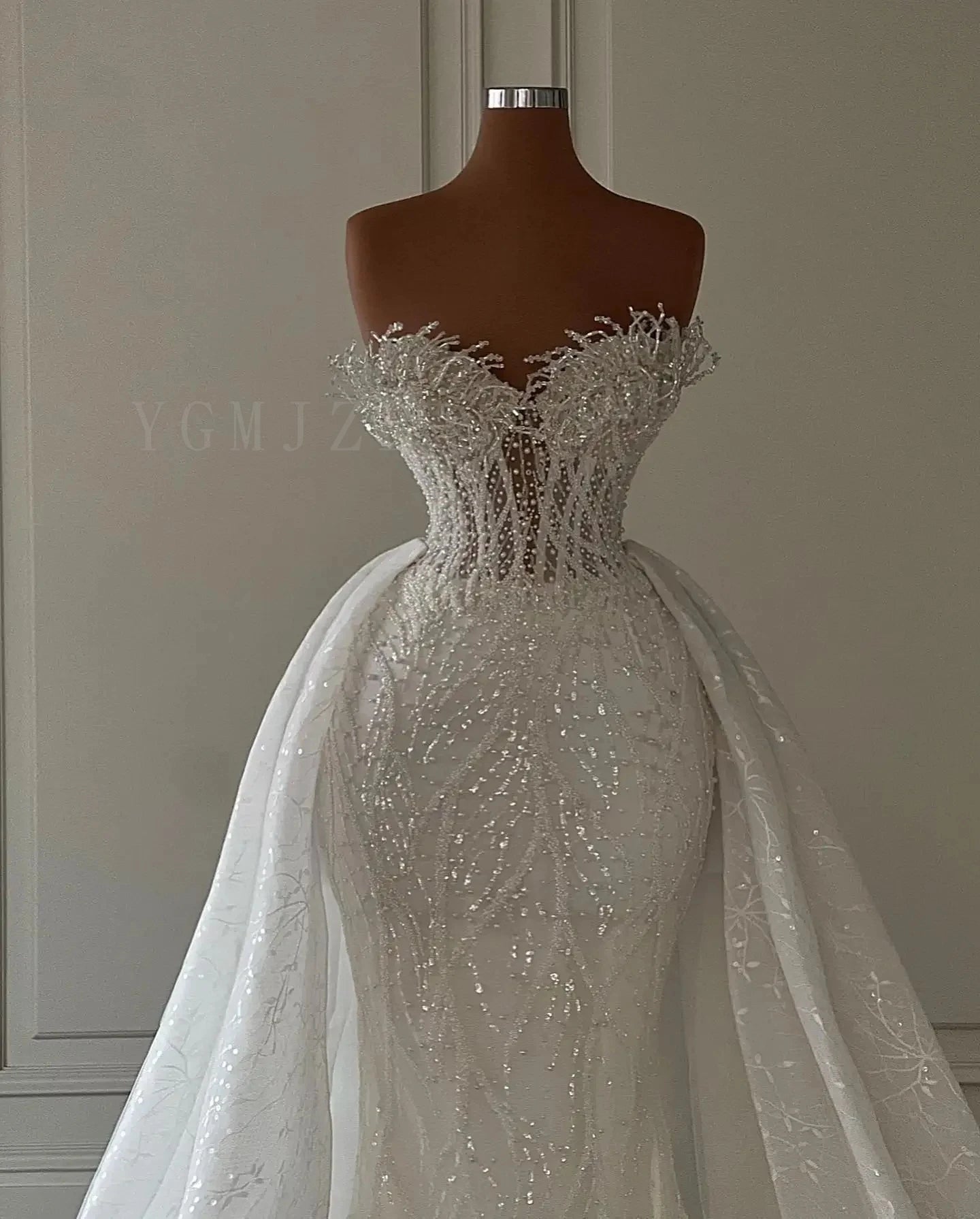 Luxurious Mermaid Wedding Dresses Bridal Dress- Free shipping worldwide