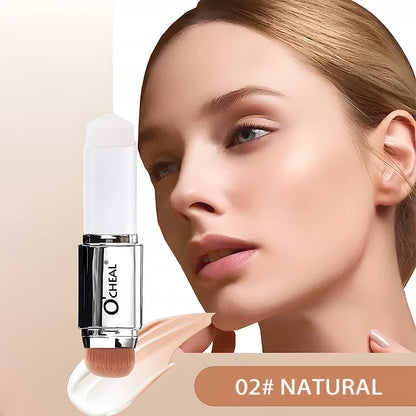 O'CHEAL Temperature Changing Foundation Stick Facial Coverage Blemishes Pores Double-Headed Face Matte Makeup Foundation Cream- free worldwide shipping