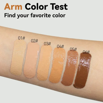 Face Foundation Cream Oil-Control Matte BBCream Waterproof Lasting Concealer Liquid Full Coverage Matte Base Professional Makeup- free worldwide shipping