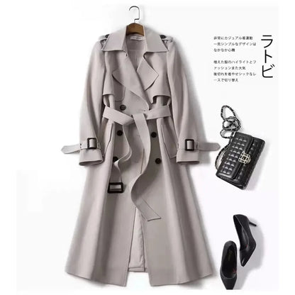 Women's Mid-Length Trench Coat - Free worldwide shipping