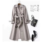 Women's Mid-Length Trench Coat - Free worldwide shipping