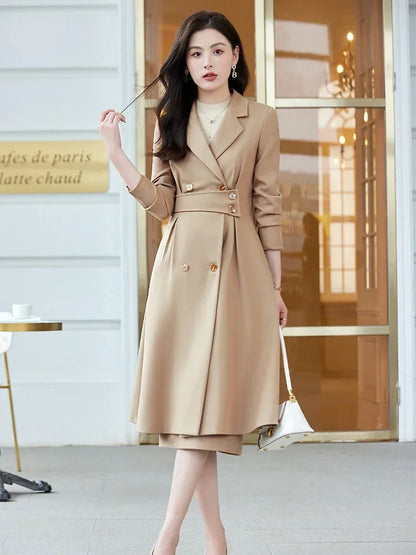Women's Skirt and Apricot coat - Separate - Free worldwide shipping