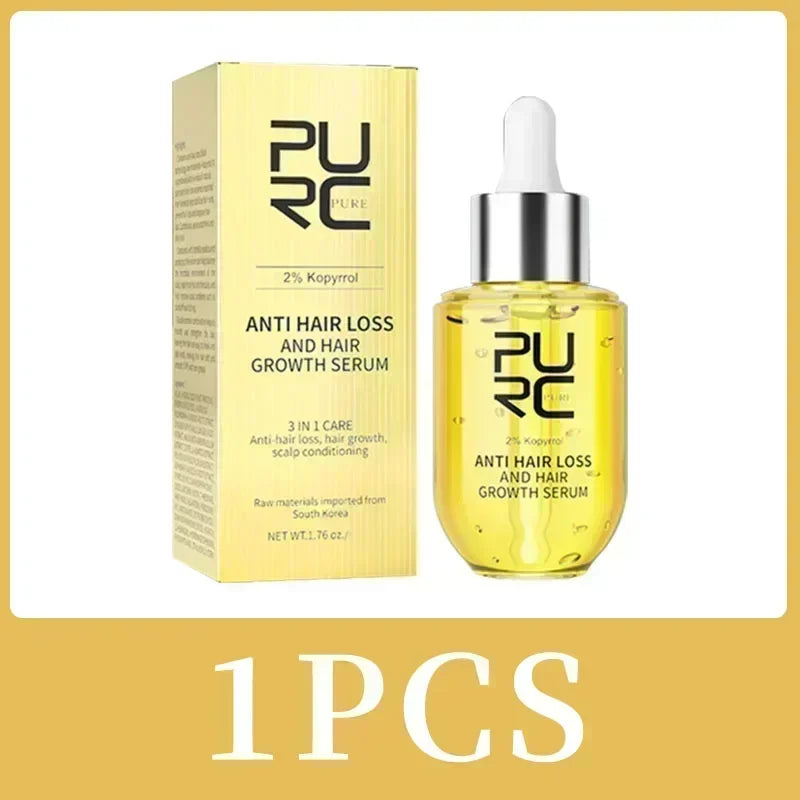 Fast Hair Growth for Men Women Ginger Oil Care Anti Hair Loss Scalp Treatment Serum Beauty Health Products