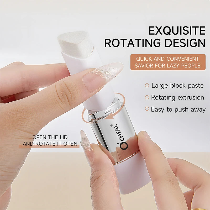 O'CHEAL Temperature Changing Foundation Stick Facial Coverage Blemishes Pores Double-Headed Face Matte Makeup Foundation Cream- free worldwide shipping