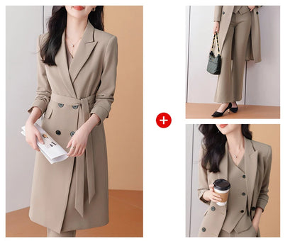 3 pcs Professional Suit Formal Women - free worldwide shipping