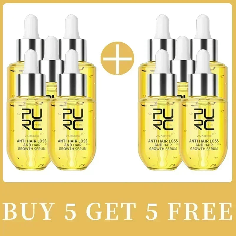 Fast Hair Growth for Men Women Ginger Oil Care Anti Hair Loss Scalp Treatment Serum Beauty Health Products