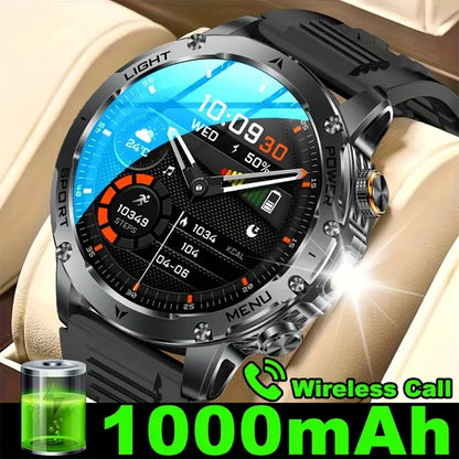 1000mAh Super Capacity Battery Adult Men Smart Watch 1.7-inch Large Screen Bluetooth Call IP68 Waterproof SmartWatch Sports - Free shipping worldwide