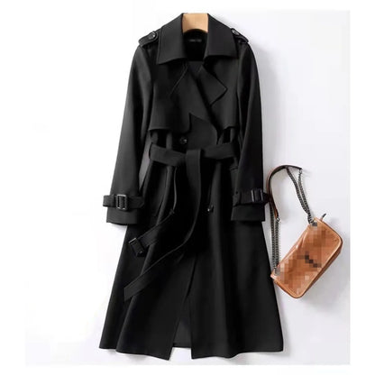 Women's Mid-Length Trench Coat - Free worldwide shipping