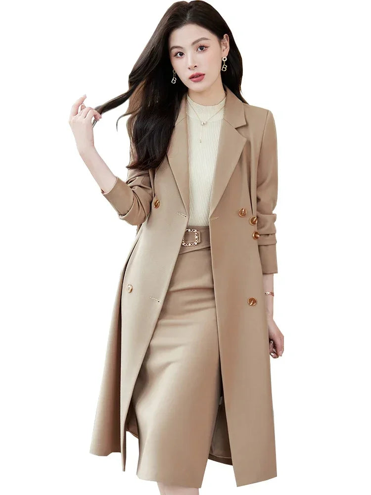 Women's Skirt and Apricot coat - Separate - Free worldwide shipping