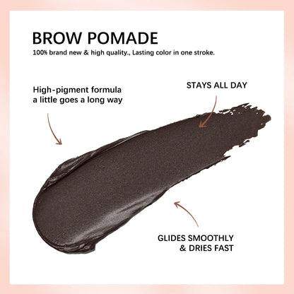 Eyebrow Pomade Enhancers Long-lasting Waterproof Eye Brows Pomade Texture Eye Brow Tint Enhancers For Women Eyebrow Cosmetics -  free worldwide shipping