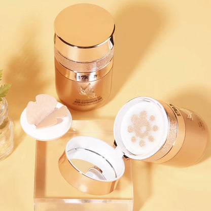 Air Cushion BB Cream Moisturizing Foundation Concealer Whitening Oil-control Waterproof Butterfly Powder Puff  Makeup Cosmetics- free worldwide shipping