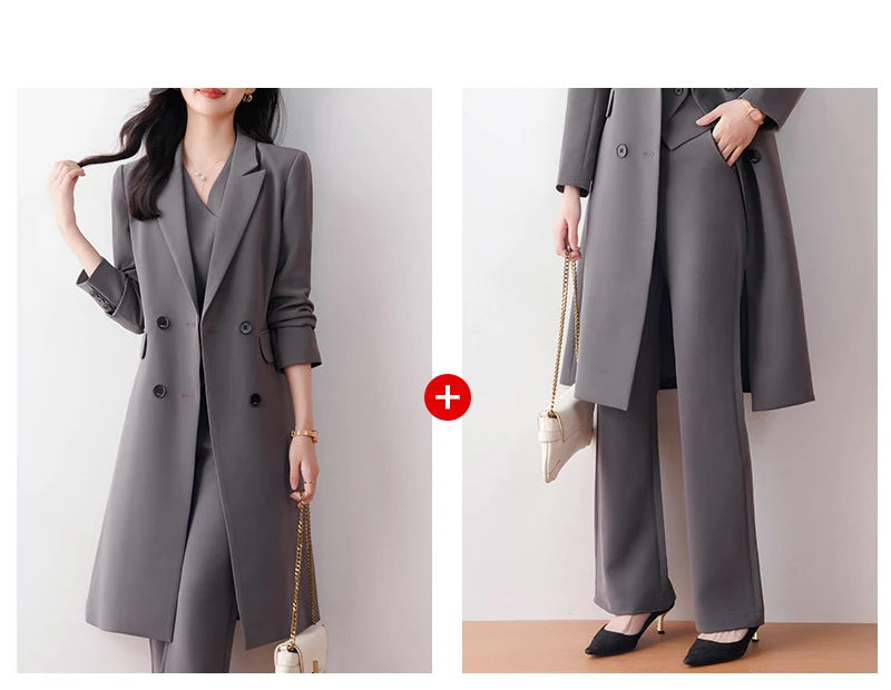 3 pcs Professional Suit Formal Women - free worldwide shipping