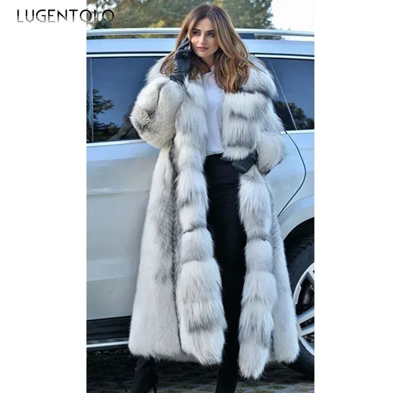Women Faux Fur Coat Winter Fashion - Free worldwide shipping