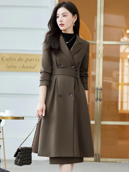 Women's Skirt and Apricot coat - Separate - Free worldwide shipping