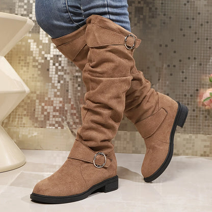 Women'S Solid Color Trendy Boots - Shipping Free Worldwide