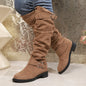 Women'S Solid Color Trendy Boots - Shipping Free Worldwide