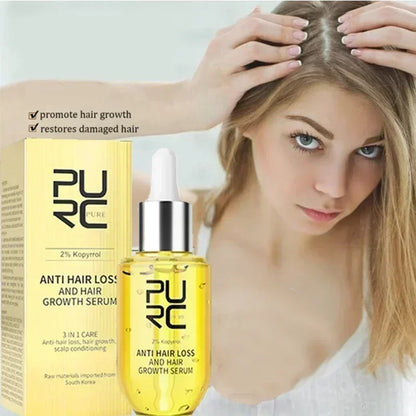 Fast Hair Growth for Men Women Ginger Oil Care Anti Hair Loss Scalp Treatment Serum Beauty Health Products