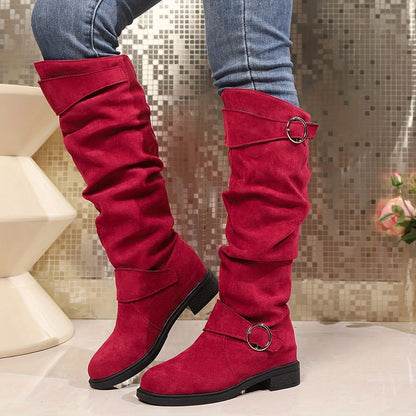 Women'S Solid Color Trendy Boots - Shipping Free Worldwide