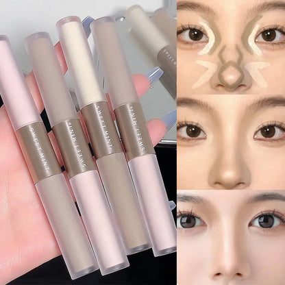 SWEETMINT Double-Ended Liquid Contour Stick - Highlight & Shadow, Long-Lasting, Easy to Use, Natural Finish- free worldwide shipping