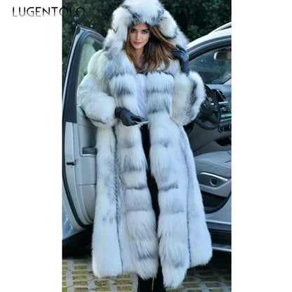Women Faux Fur Coat Winter Fashion - Free worldwide shipping