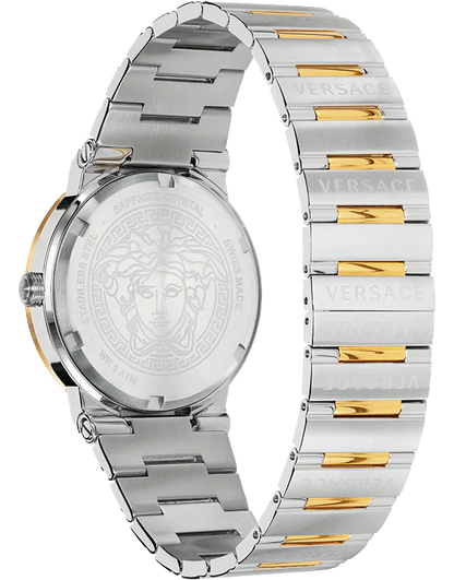 Versace Men’s Quartz Swiss Made Two-tone Stainless Steel - Free Worldwide Shipping