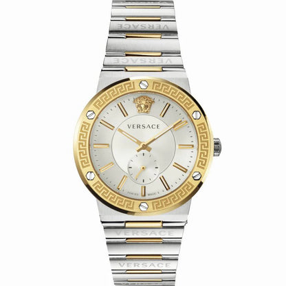 Versace Men’s Quartz Swiss Made Two-tone Stainless Steel - Free Worldwide Shipping